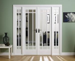 LPD Internal White Manhattan Room Divider Set