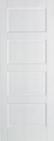 LPD Internal White Contemporary 4 Panel Door