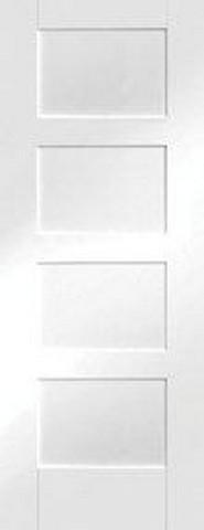 Mendes Internal White Primed Contemporary 4 Panel Door Mendes Internal White Primed Contemporary 4 Panel Door