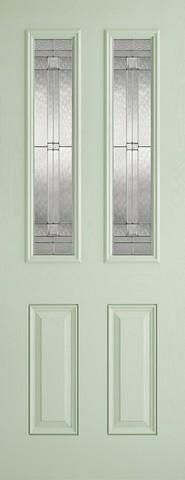 LPD External GRP Green & White Malton Glazed Door LPD External GRP Green & White Malton Glazed Door