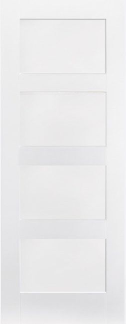 LPD Internal Shaker 4 Panel White Primed Door