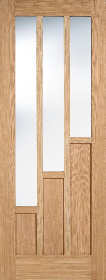 LPD Internal Prefinished Oak Coventry 3 Light Glazed Door LPD Internal Prefinished Oak Coventry 3 Light Glazed Door
