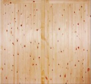 LPD 7'0" High 7'0" Wide Redwood Framed Ledged & Braced Garage Door
