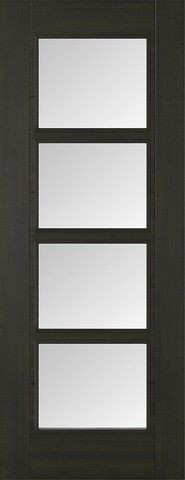 LPD Internal Smoked Oak Vancouver 4 Light Glazed Door