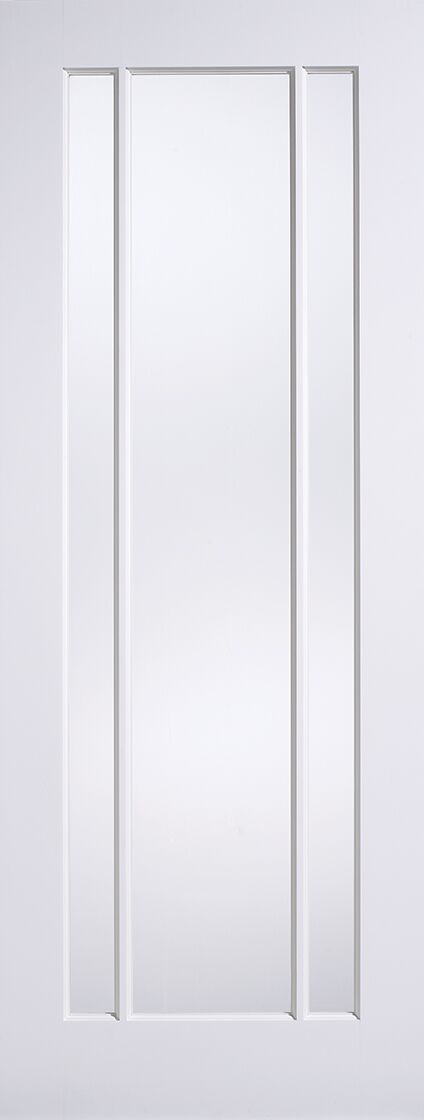 LPD Internal Lincoln 3 Glass White Primed Door