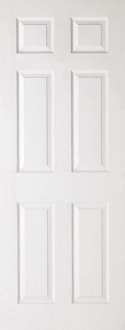 White-Moulded-Textured-6P