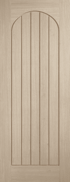 LPD Internal Pre-finished Blonde Oak Mexicano Arched Square Top Door
