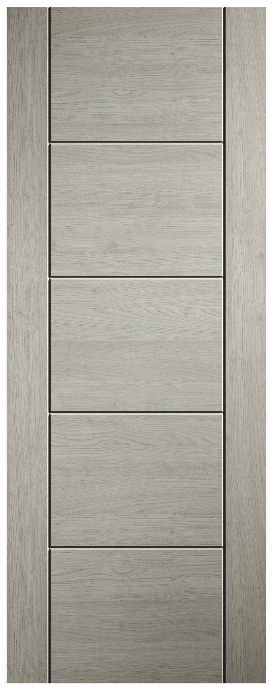 LPD Light Grey Laminate Ladder Panel Fire Door