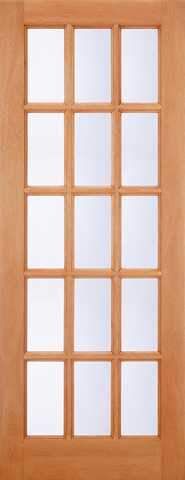 LPD External M&T Hardwood SA77 Clear Glazed Door