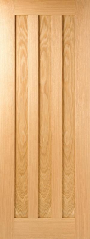 LPD Internal Oak Idaho 3 Panel Fire Door