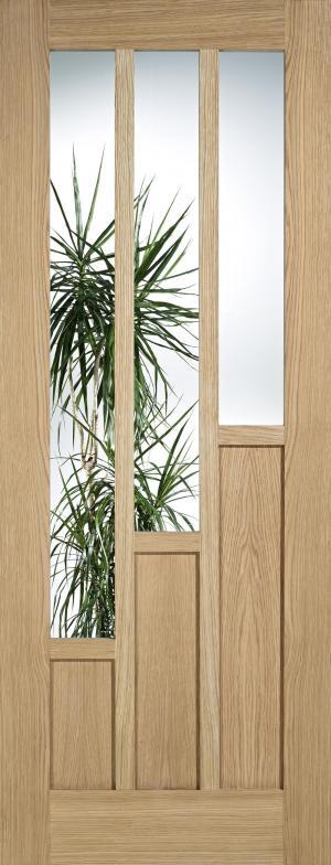 LPD Internal Coventry Oak Glazed Door