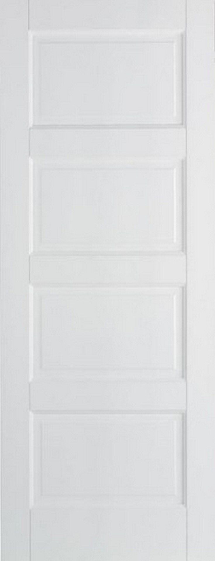 LPD Internal White Contemporary 4 Panel Fire Door
