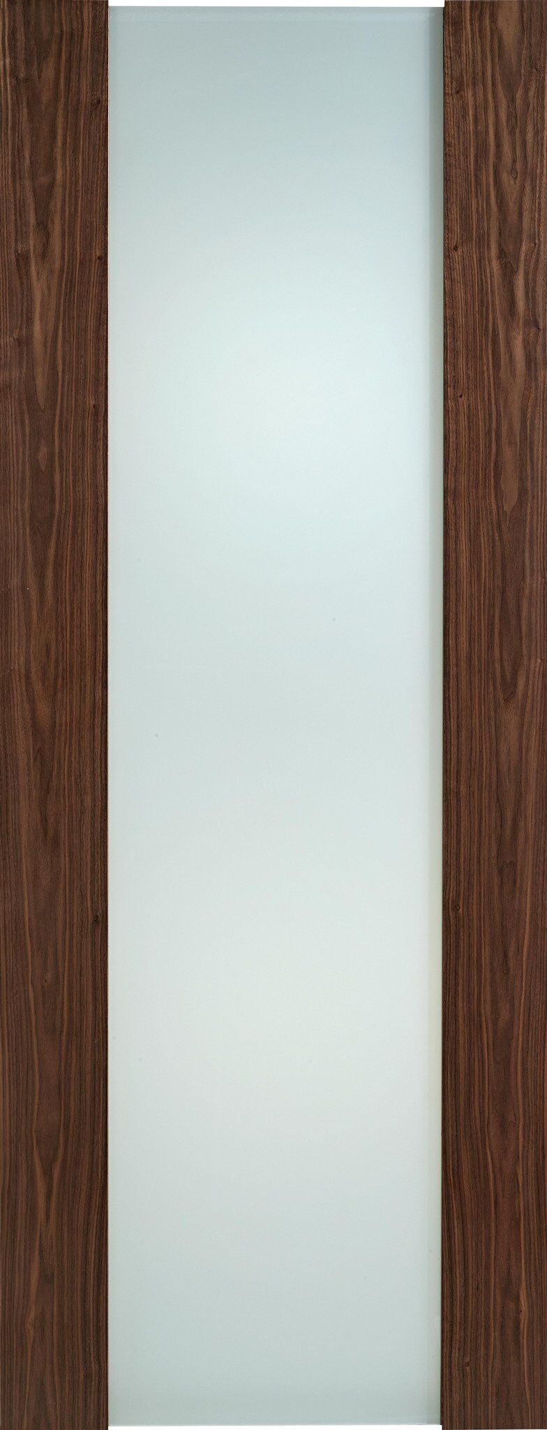 LPD Internal Toronto Full Frosted Glass Walnut Door