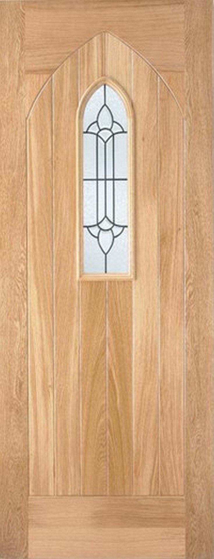 LPD External Oak Westminster I.G Lead Glazed Door