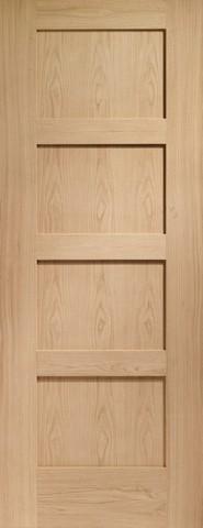 XL Joinery Internal Oak Shaker 4 Panel Door