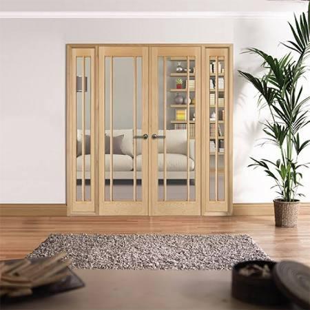 LPD Internal Oak Lincoln Glazed Room Divider LPD Internal Oak Lincoln Glazed Room Divider