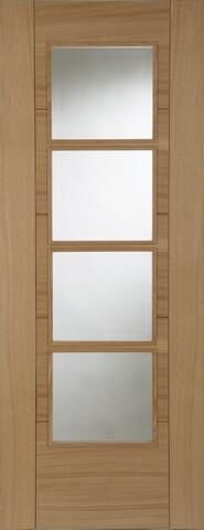 Mendes Internal Pre-Finished Oak Iseo Central 4 Light Deluxe Door