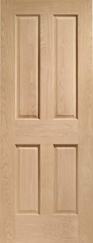 XL Joinery Internal Oak Victorian 4 Panel Door