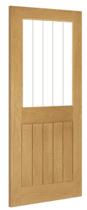 Deanta Doors Internal Ely 1 Glazed Panel Un-Finished Door