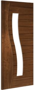 Deanta Doors Internal Cadiz Walnut Glazed Pre-Finished Door