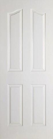 LPD Internal Mayfair 4P White Moulded Door