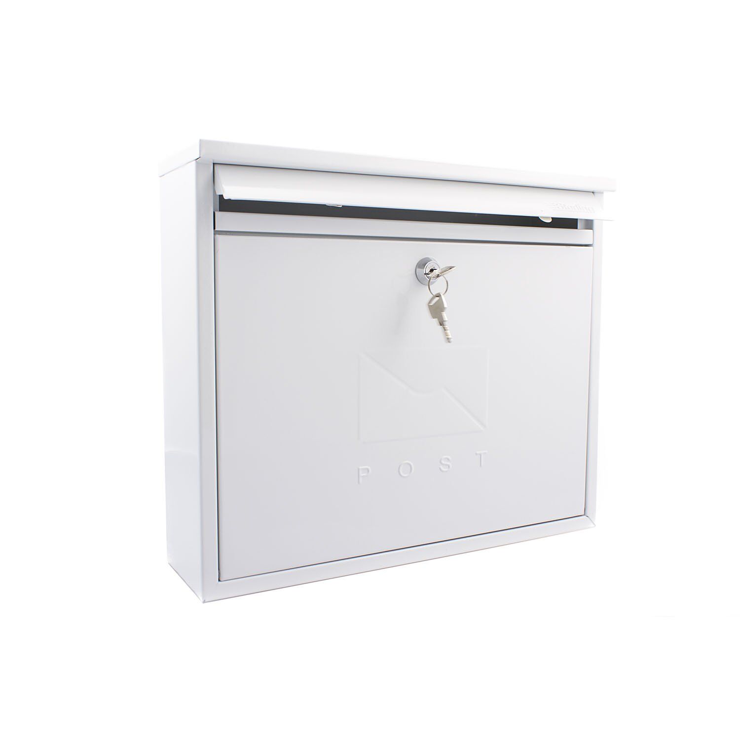 Sterling Post Box MB02 in White