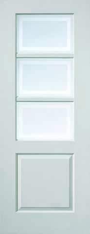JB Kind Internal White Andorra Glazed Door