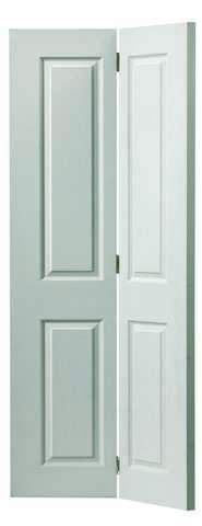 JB Kind Internal White Canterbury Grained Bi-Fold Door