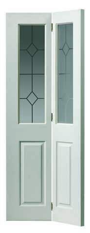 JB Kind Internal White Canterbury Grnd 2 Light Bi-Fold Door