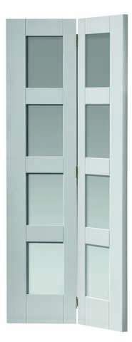 JB Kind Internal White Cayman Glazed Bi-Fold Door