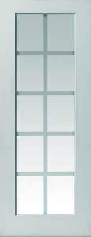 JB Kind Internal White Decca Glazed Door