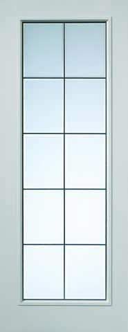 JB Kind Internal White Decima Glazed Door