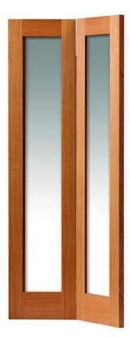 JB Kind Internal Oak Fuji Glazed Unfinished Bi-Fold Door