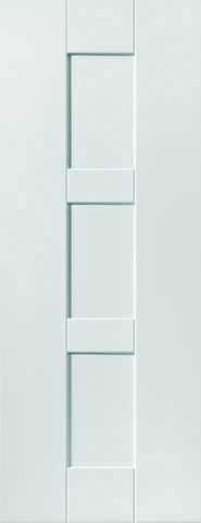 JB Kind Internal White Geo Primed Door