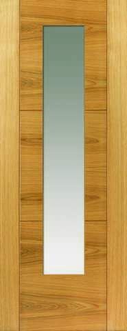 JB Kind Internal Oak Mistral Pre-Finished Glazed Door