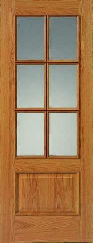 JB Kind Internal Oak 12-6Vm Pre-Finished Glazed Fire Door