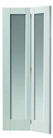 JB Kind Internal White Tobago Glazed Bi-Fold Door