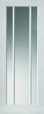 JB Kind Internal White Trinidad Glazed Door