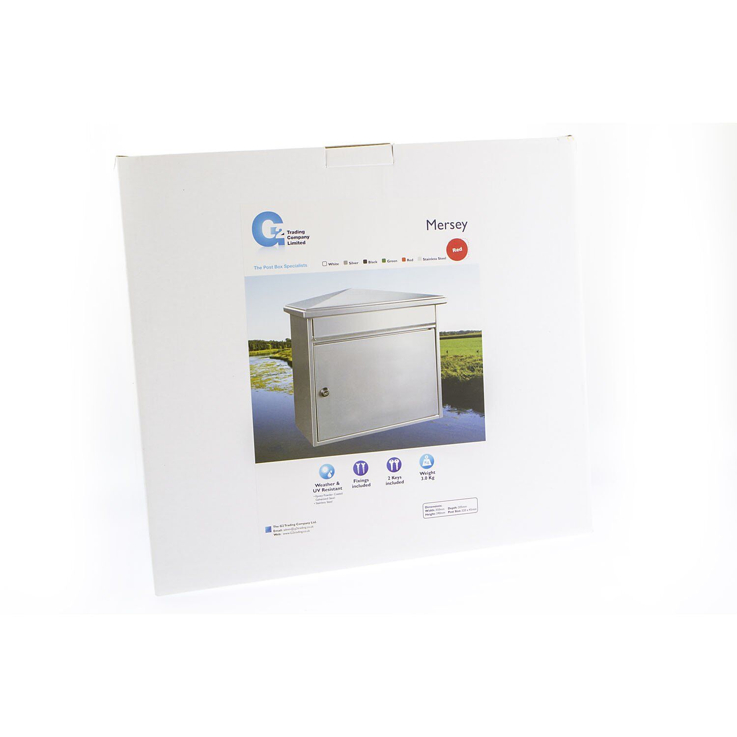 G2 By Sterling Mersey Post Box in Black G2 By Sterling Mersey Post Box in Black