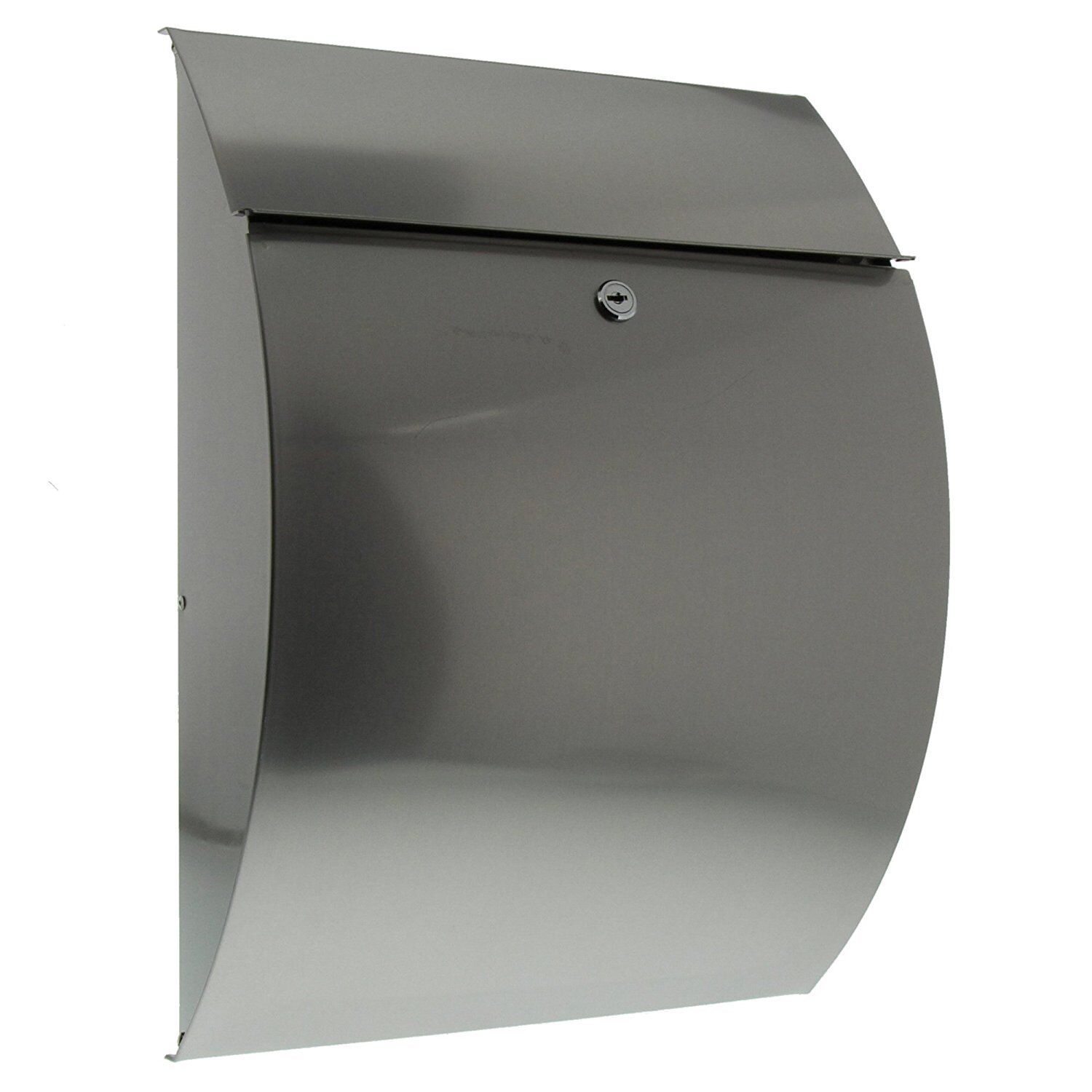 Burg-Wachter Riviera 3835 Ni Post Box in Stainless Steel