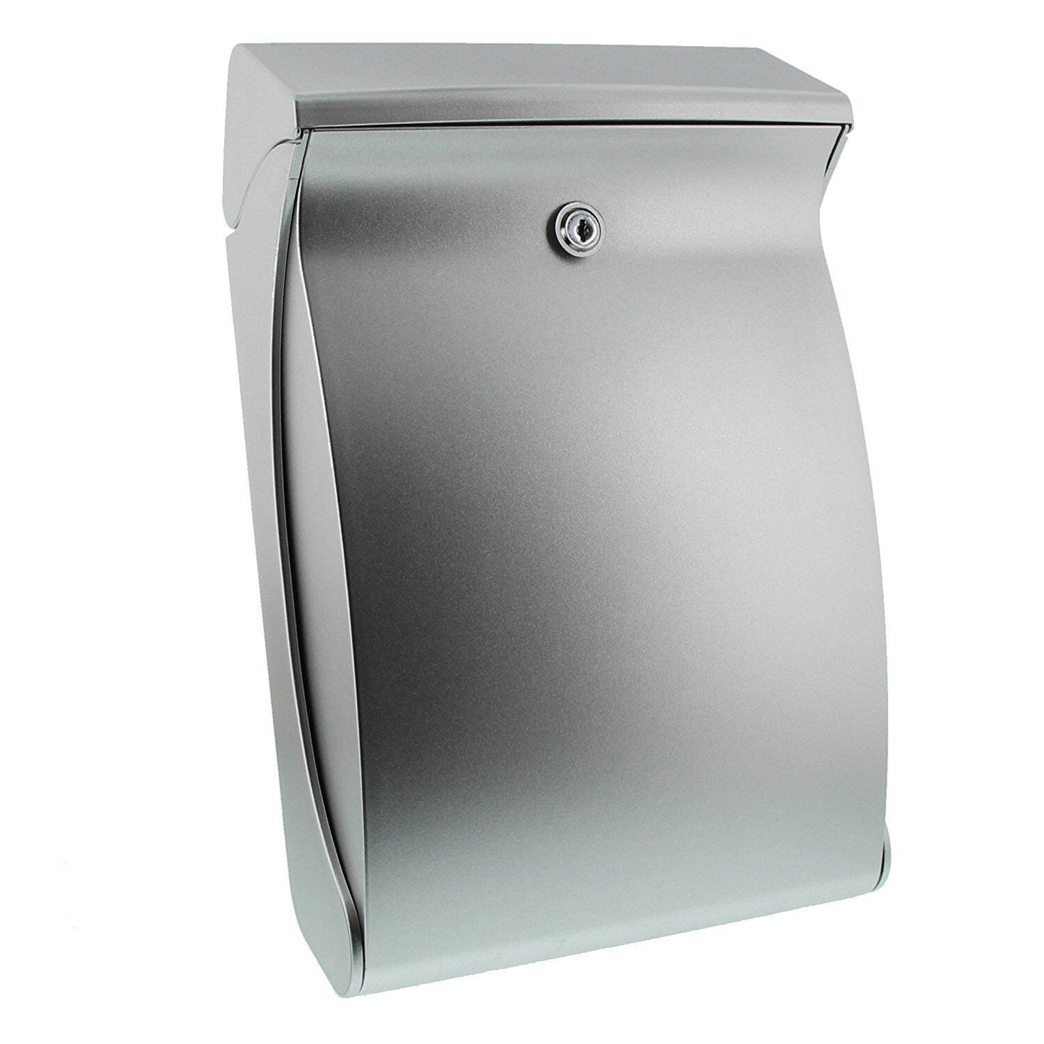 Burg-Wachter Swing 4906 Si Post Box in Silver