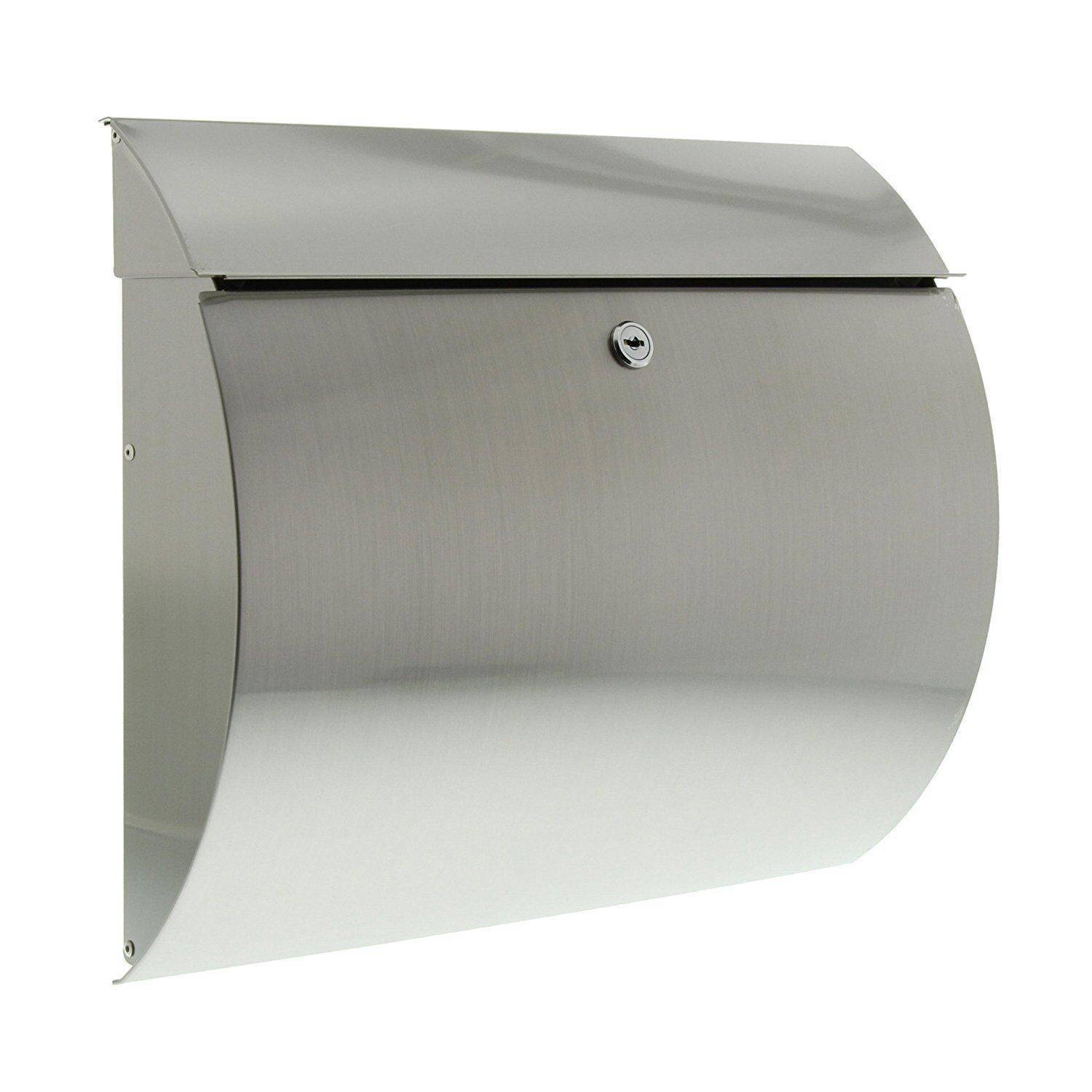 Burg-Wachter Toscana 3856 Ni Post Box in Stainless Steel