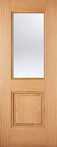 LPD Internal Prefinished Oak Arnhem 1 Light/1 Panel Glazed Door