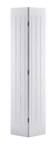 LPD Internal Bifold White Primed Mexicano Door