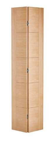 LPD Internal Prefinished Bifold Oak Vancouver Door