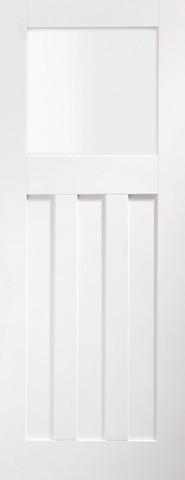 XL Joinery Internal Solid White Primed DX with Obscure Glass Door