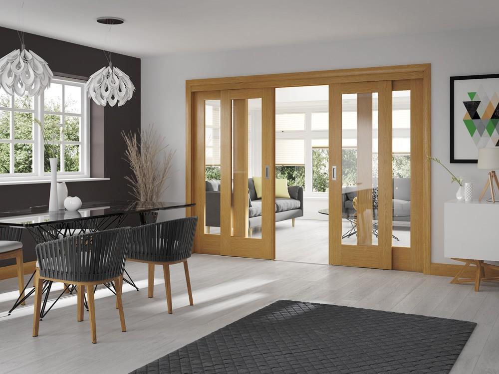 XL Joinery Internal Oak Easi-Sliding Door System