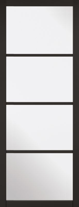 LPD Internal Industrial Style Soho Door with Clear Glass