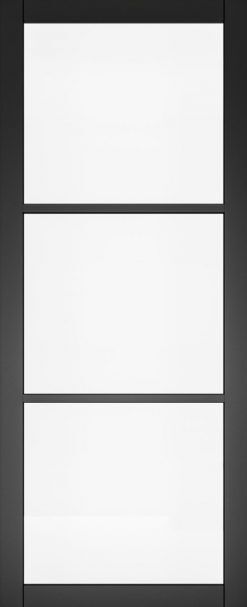 Deanta Internal Urban Industrial Camden Door with Clear Glass