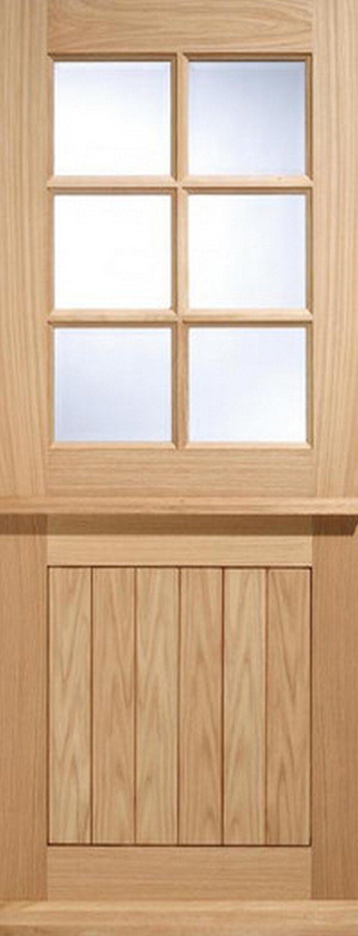LPD External Oak 6 Light Glazed Stable Cottage Style Door LPD External Oak 6 Light Glazed Stable Cottage Style Door